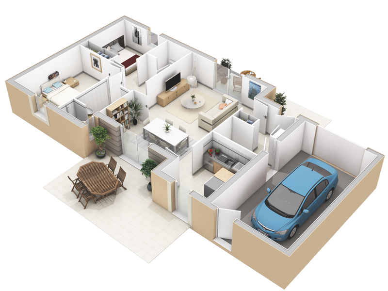 Résidence Les Senioriales de Nandy : Appartement de type T3